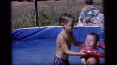 Camden New Jersey (1964): People Are Swim In The Tub They Are Enjoying Themselves