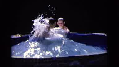 Camden New Jersey (1964): White Kids Playing In The Pool Wets The Second Boy