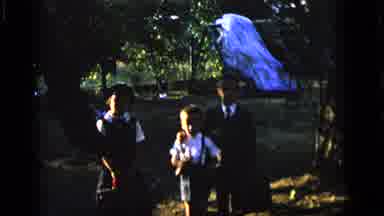 Camden New Jersey (1964): People Standing In Field Dressed Up Taking A Picture