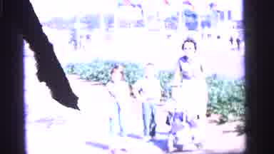Camden New Jersey (1964): Mother's Pass In The Park And A Nice Picture In Front Of