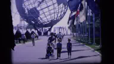 Camden New Jersey US (1964): World's Fair Vacation Video With Wife And Three Kids
