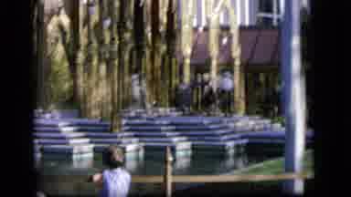 Camden New Jersey US (1964): Facade Of An Ornate Building In The Sun With Many