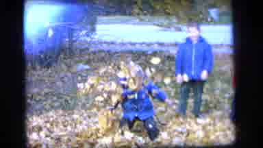 Camden New Jersey US (1964): A Child Is Playing In The Garden With A Park