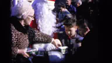 Camden New Jersey US (1964): Christmas For Those Kids Santa Claus By The Take For