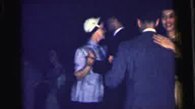 Camden New Jersey USA (1964): Vintage Video Of Aging Well-Dressed Couples Happily