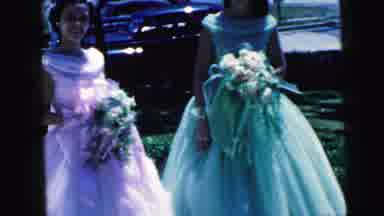 Camden New Jersey USA (1964): A Group Of Young Women Lining Up And Getting Ready