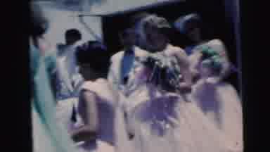 Camden New Jersey USA (1964): Summer Family Wedding With Family Friends And The