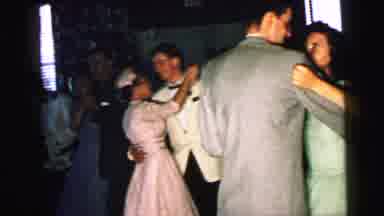 Camden New Jersey USA (1964): The Couples Are Dancing The Party They Are Enjoy