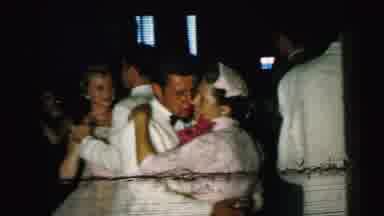 Camden New Jersey USA (1964): Man And Woman Dance Together At A Wedding And Have A