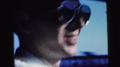 Camden New Jersey USA (1964): Family Video Of A Man In Sunglasses Driving Down A