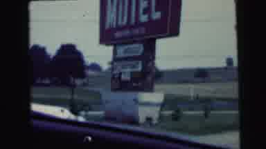 Camden New Jersey USA (1964): The Car Is Standing In The Park Nearby Mountain Is