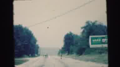 Camden New Jersey USA (1964): Footage From The Front Windshield Of A Car Driving