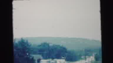 Camden New Jersey USA (1964): Dash Cam View From A Car Driving Down The Street