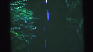 Camden New Jersey USA (1964): Very Tall Waterfall Flowing Down A Rock Face Framed