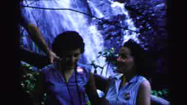 Camden New Jersey USA (1964): One Men And Two Womens Are Standing Near The