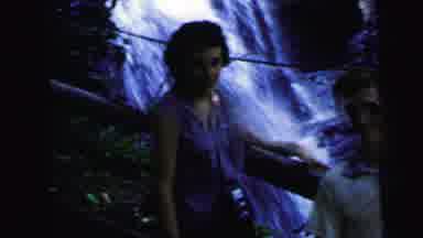 Camden New Jersey USA (1964): Hiking With Friends In The Woods To See A Waterfall