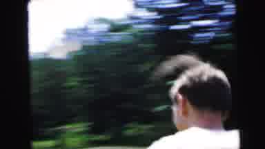 Camden New Jersey USA (1964): Man Wearing White Shirt Runs On Green Grass Holding