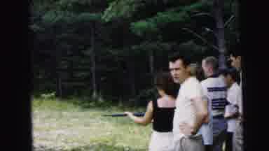 Camden New Jersey USA (1964): People Are In The Garden Very Happily