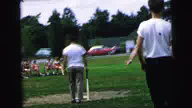 Camden New Jersey USA (1964): A Group Of Men Playing The Amazing Game Of Baseball
