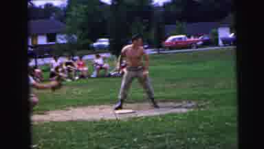 Camden New Jersey USA (1964): The Peoples Are Playing In The Cricket On The Garden