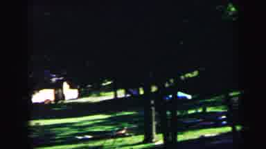 Camden New Jersey USA (1964): House View In A Wood In A Sunny Summer Day