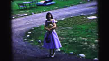 Camden New Jersey USA (1964): The Two Persons Are Talking Very Sincerely In The