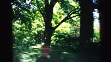 Camden New Jersey USA (1964): Driving Down A Small Lane And A Red Wooden Heart Is