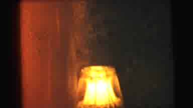 Camden New Jersey USA (1964): Detail Of A House Lamp Above A Bedside Table And