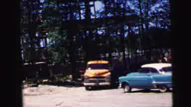 Camden New Jersey USA (1964): Construction Site Cars Driveway Before Showing Built