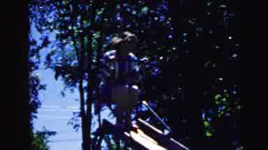 Camden New Jersey USA (1964): Lady On Slide