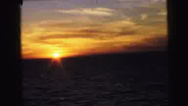 Camden New Jersey USA (1964): Sun Setting On The Crisp Blue Ocean Of Exuding Love