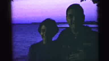 Camden New Jersey USA (1964): Married Couple Posing On The Beach