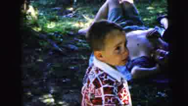 Camden New Jersey USA (1964): The Boy Was Standing And One Lady Put Her Daughter