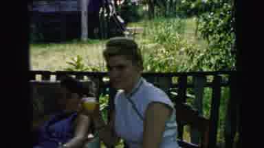 Camden New Jersey USA (1964): A Group Of Women Hanging Out On Porch