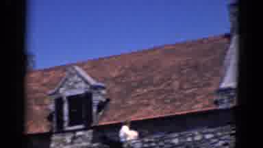Charlestown North Carolina (1964): A Specific Detail Of A Old Brick House With A