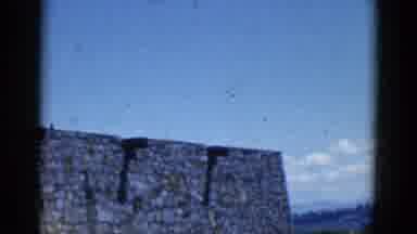 Charlestown North Carolina (1964): Cannon Cannonball People Old Stone Wall With