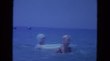 Clearwater Florida (1964): People Are Swimming In The Pool And Relaxing And
