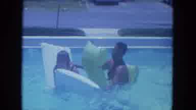 Clearwater Florida (1964): A Family Enjoy To Swim In Swimming Pool