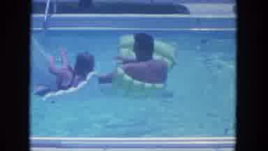 Clearwater Florida (1964): People Are Playing In The Swimming Pool