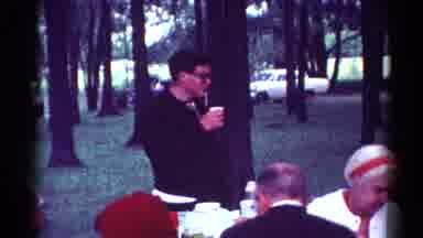 Cleveland Ohio (1964): Family Members Shown Having A Meal And Visiting At Picnic
