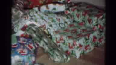 Cleveland Ohio (1964): Footage Spanning A Pile Of Wrapped Unopened Christmas