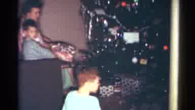 Cleveland Ohio (1964): Family Woman Three Boys Opening Christmas Holiday Presents