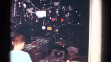 Cleveland Ohio (1964): Children Sitting On The Floor In Front Of A Christmas Tree