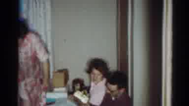 Cleveland Ohio (1964): A Family Are Sitting In The Hall And Speak With Him