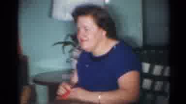 Cleveland Ohio (1964): A Moment When The Whole Family Around While Grandma Knit