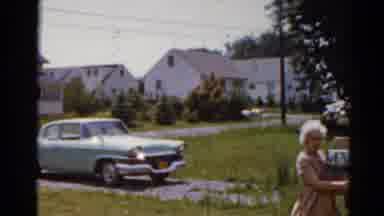 Elkhart Illinois USA (1964): They Finish Their Holiday And Go To Home