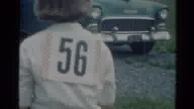 Elkhart Illinois USA (1964): The Guy Was Going To Get Into That Car