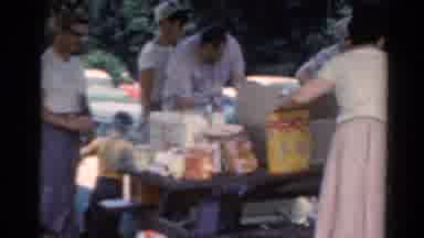 Elkhart Illinois USA (1964): Moment Of Relax With Family And Friends With A