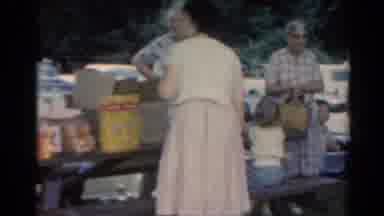 Elkhart Illinois USA (1964): Moment Of Relax For Family And Friends Together They