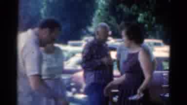 Elkhart Illinois USA (1964): The People Are Cooking On The Park To Enjoy The
